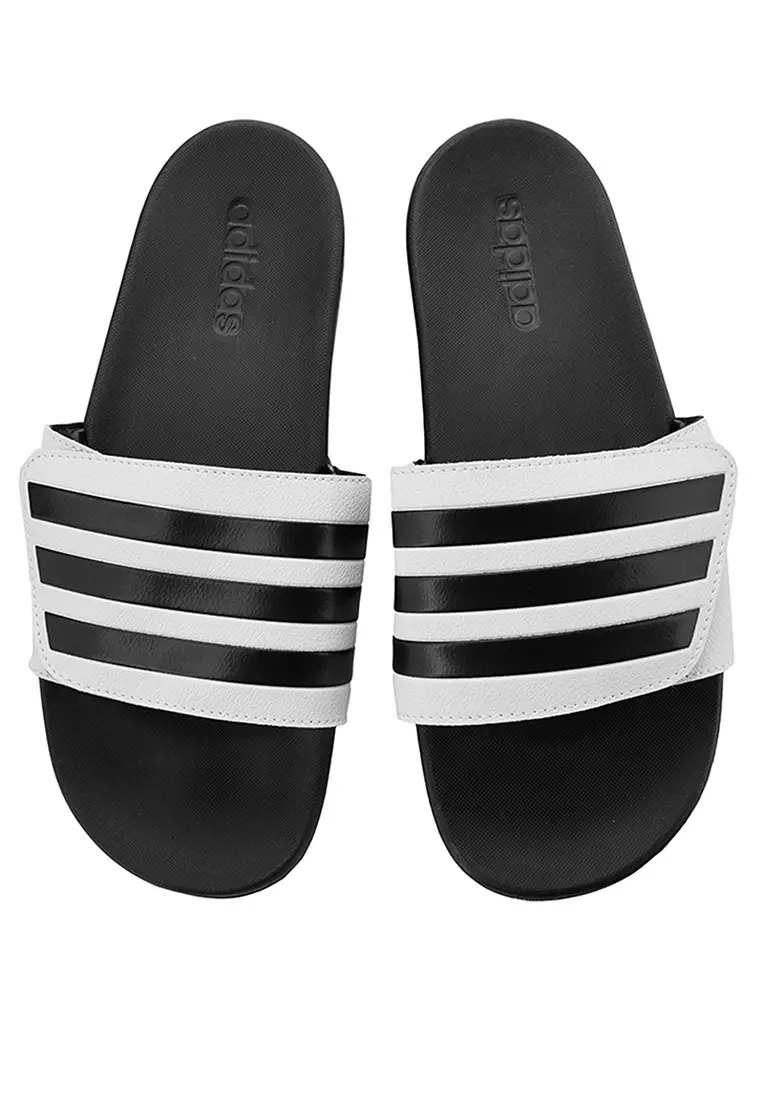 Adilette slides 2024 black and white