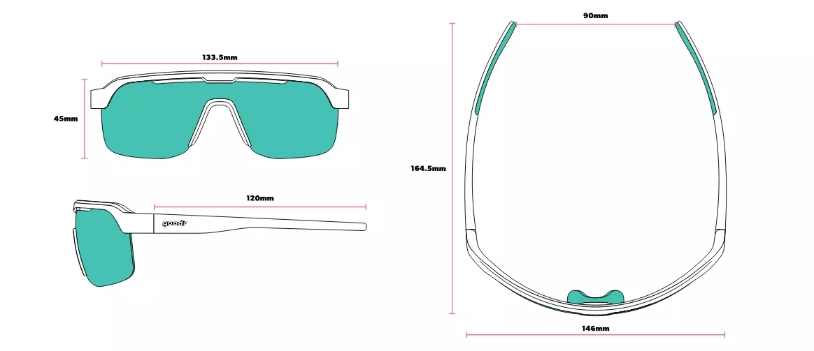 GOODR Kacamata Series BLG - Dante's shin splint inferno