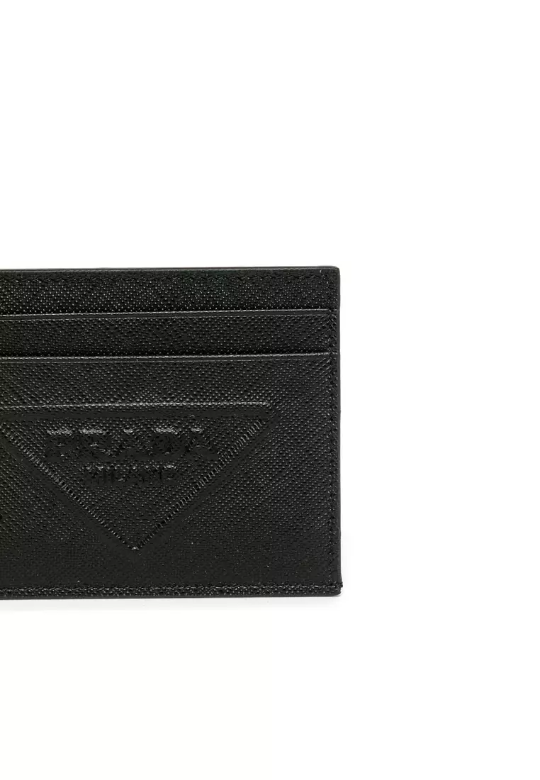 PRADA 2023-24FW Saffiano leather card holder with shoulder strap  (1MR033_2CLQ_F0442)