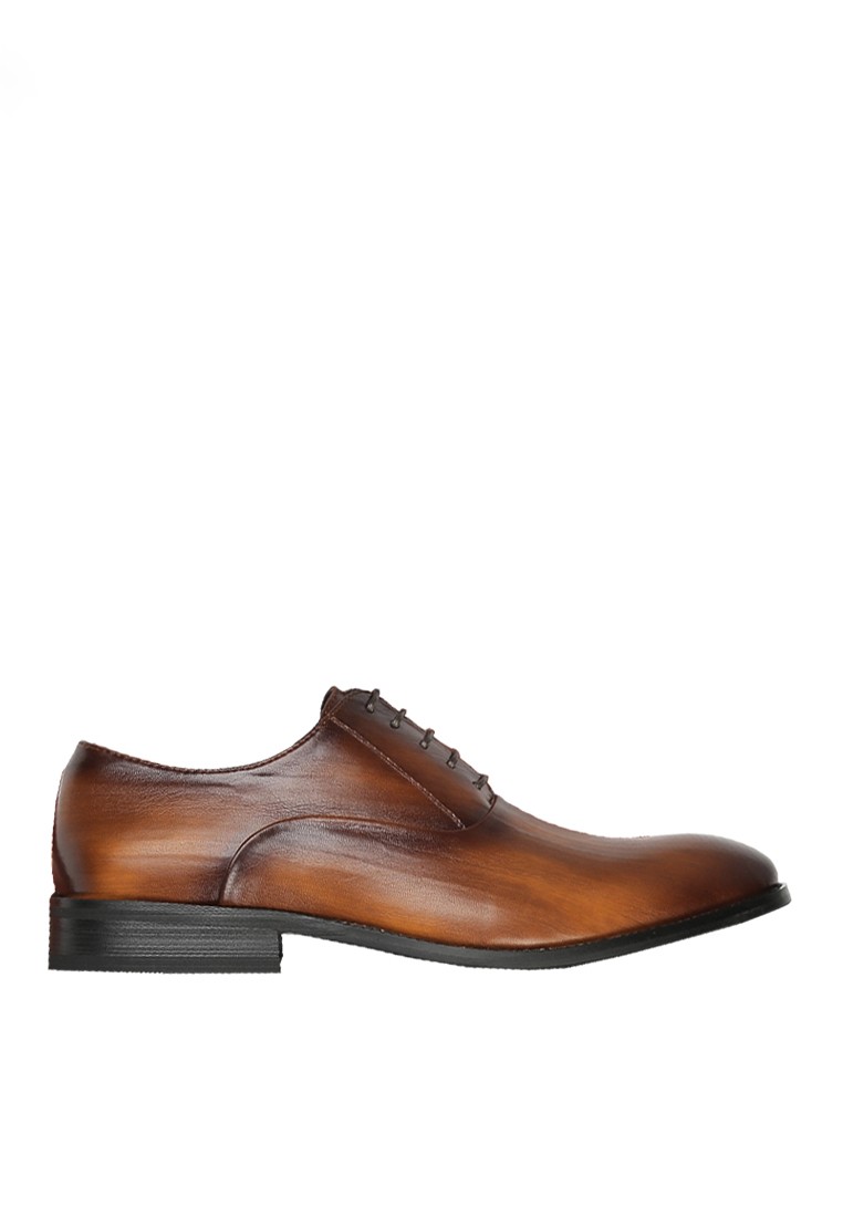 VANSA Simple Microfiber Leather Lace-up Oxford Shoes VSM-F32102