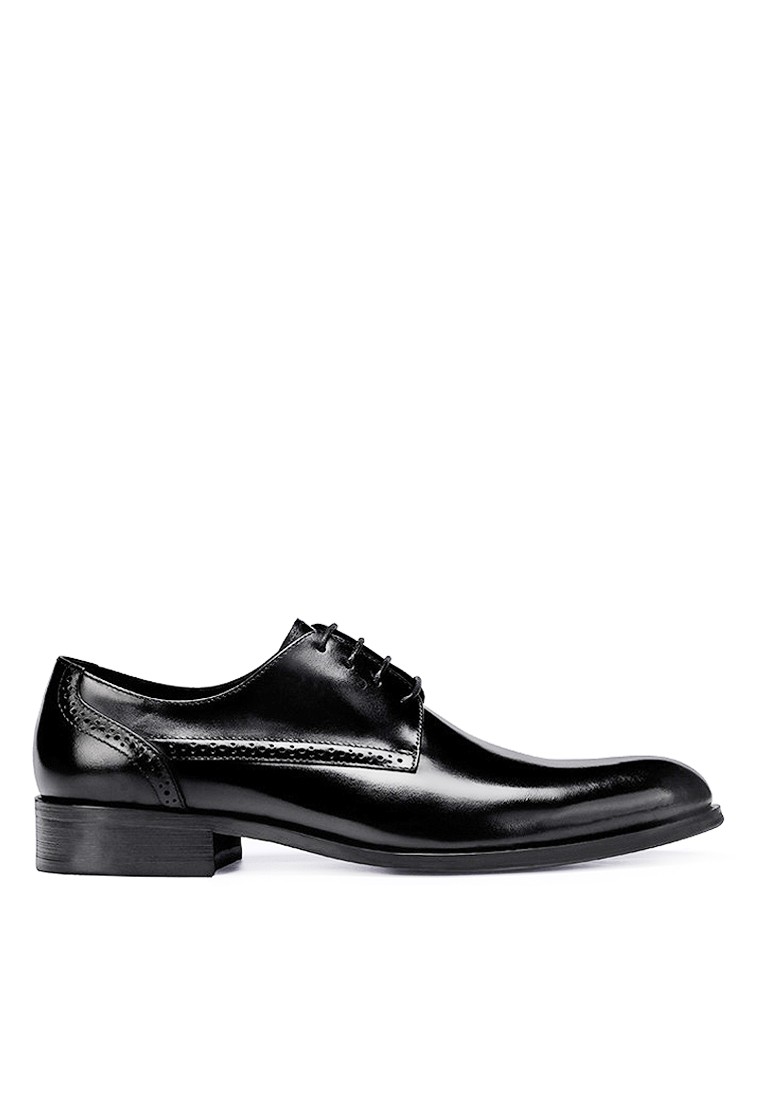 VANSA Top Layer Cowhide Carved Business Shoes VSM-F23107
