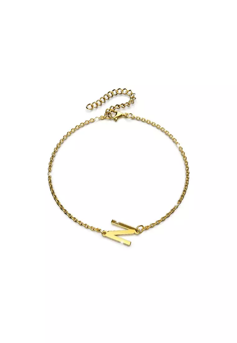 Gold tone shop charm bracelet
