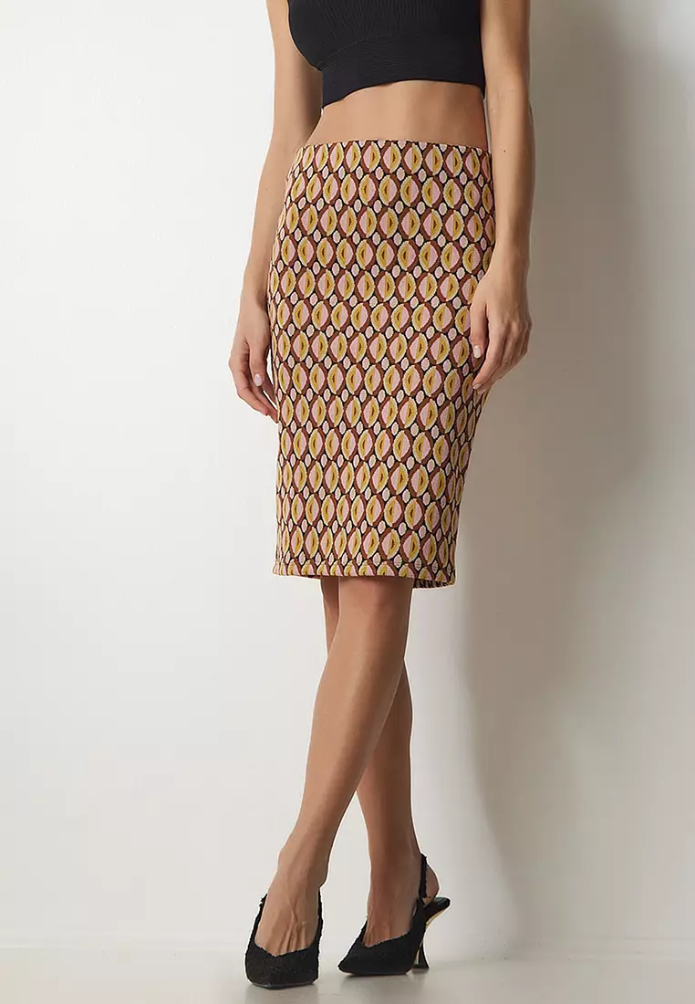 Patterned online tube skirt