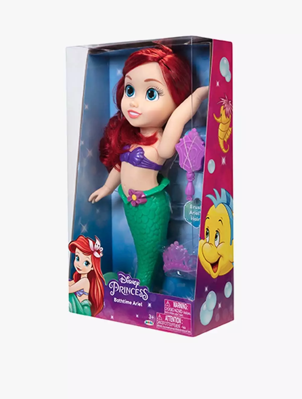 JAKK BATHTIME ARIEL WITH BRUSH - JAK212201