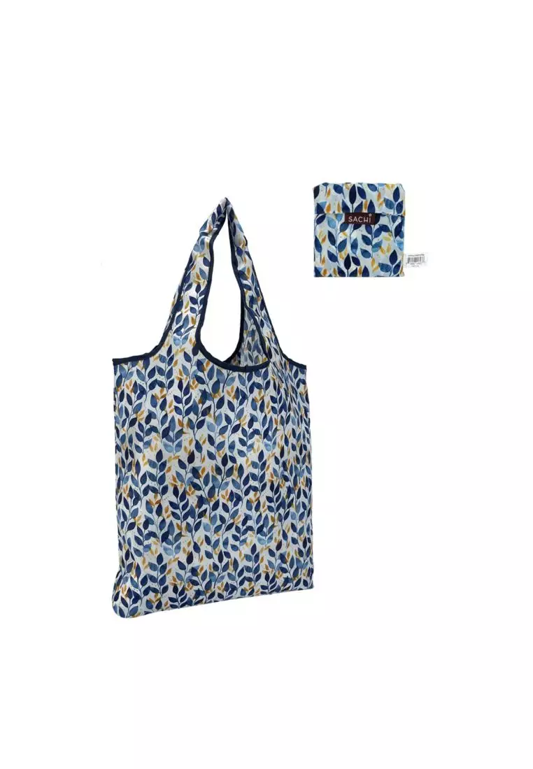 Sachi SACHI Eco Foldable Tote Bag Royal Leaves ZALORA