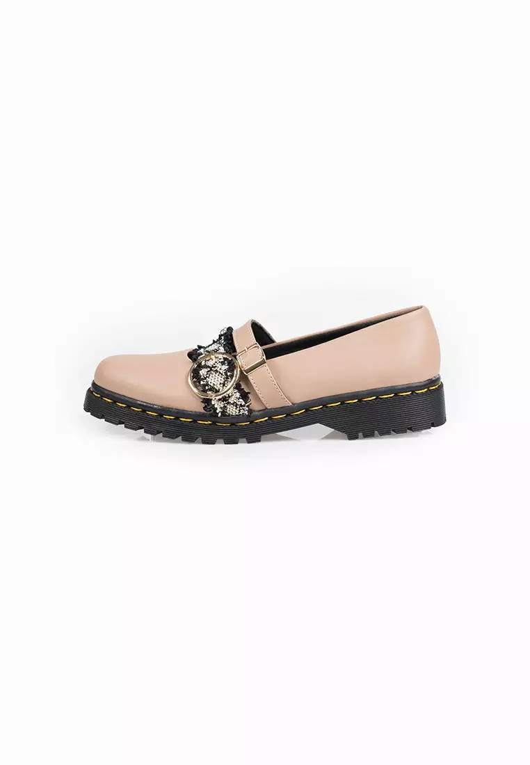 SEIS Shoes Unyu Sepatu Wanita Docmart / loafer MOCCA