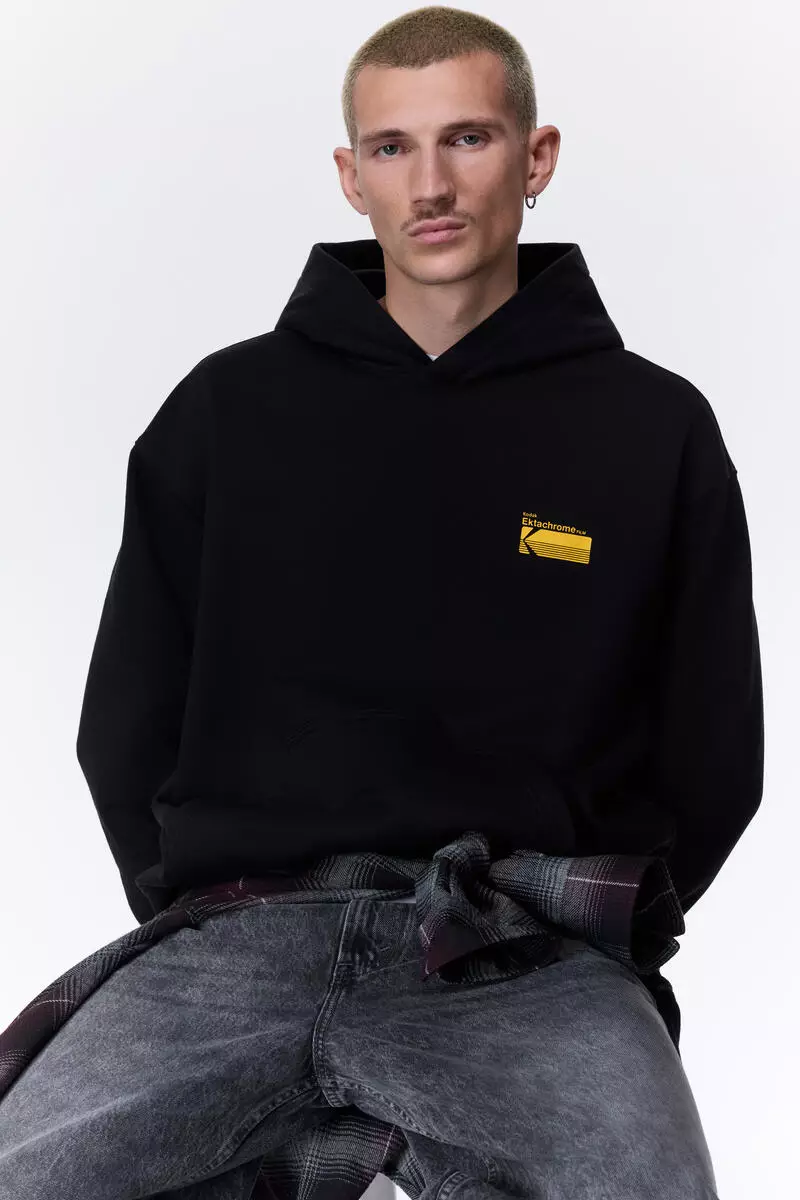 Loose Fit Printed hoodie