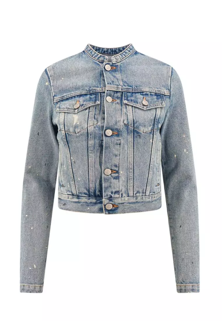Buy MM6 MAISON MARGIELA MM6 MAISON MARGIELA Denim jacket with