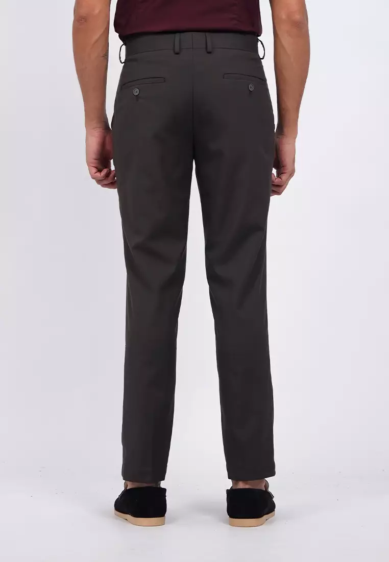 Jual Executive Slim Fit Basic Formal Pants Original 2026 | ZALORA ...