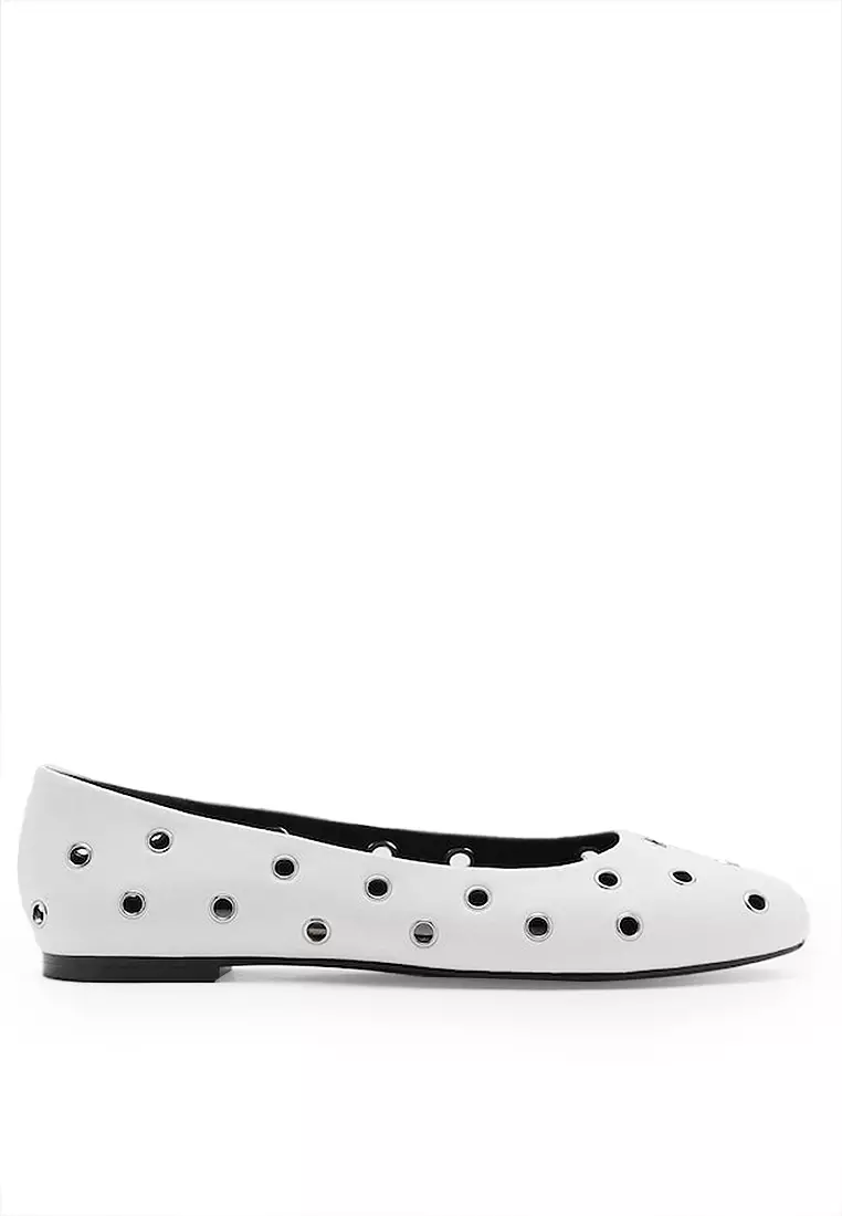 Discount on Mango  shoes - SKU: Die-Cut Ballerina Flats