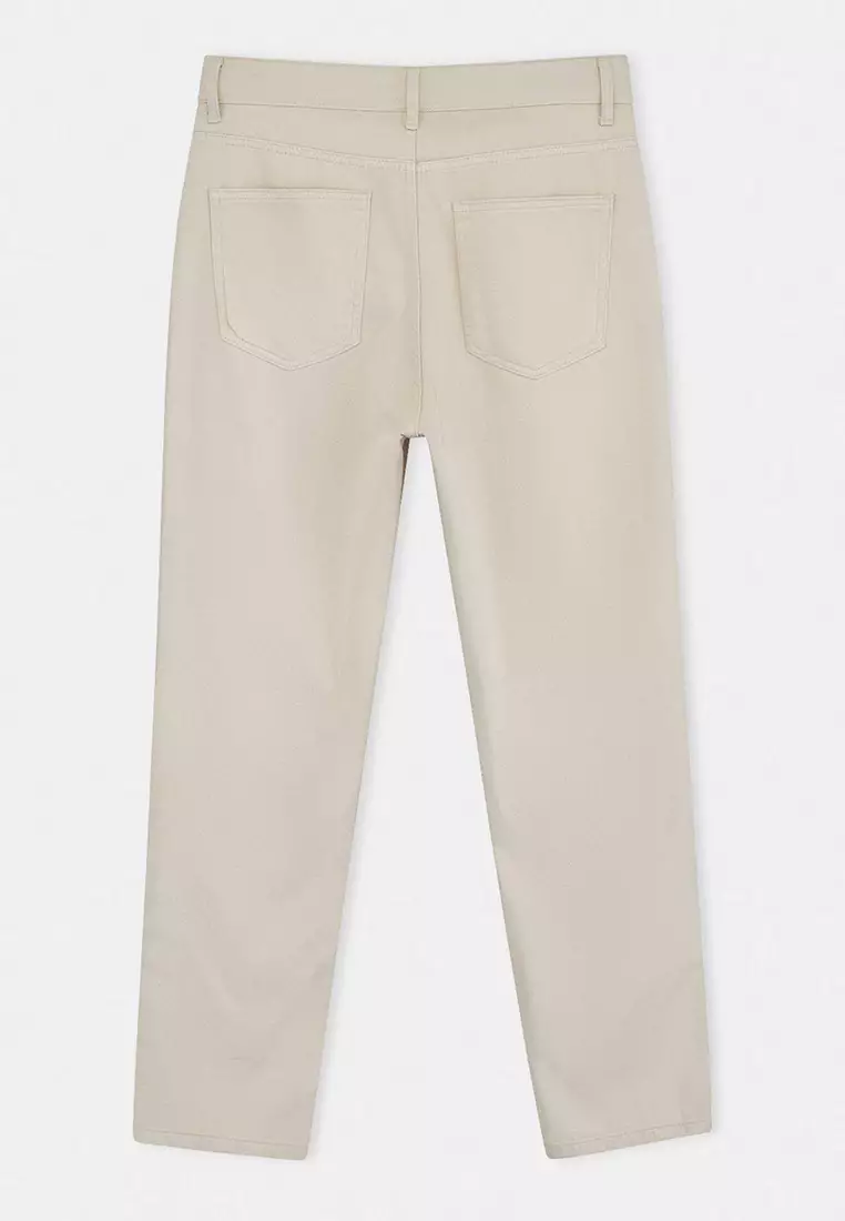 Straight Cut Denim Jeans