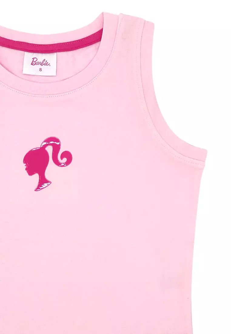 Barbie Girls Silhouette Tank Top Barely Pink