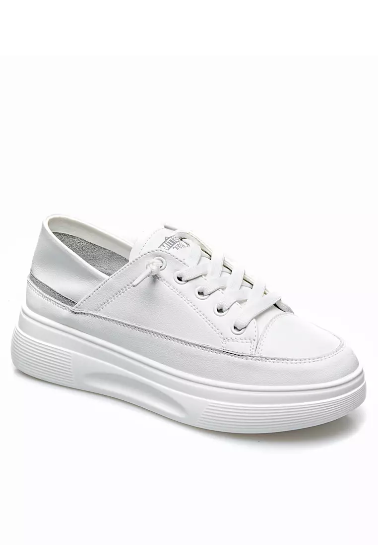 Platform Split Leather Sneakers RX2516