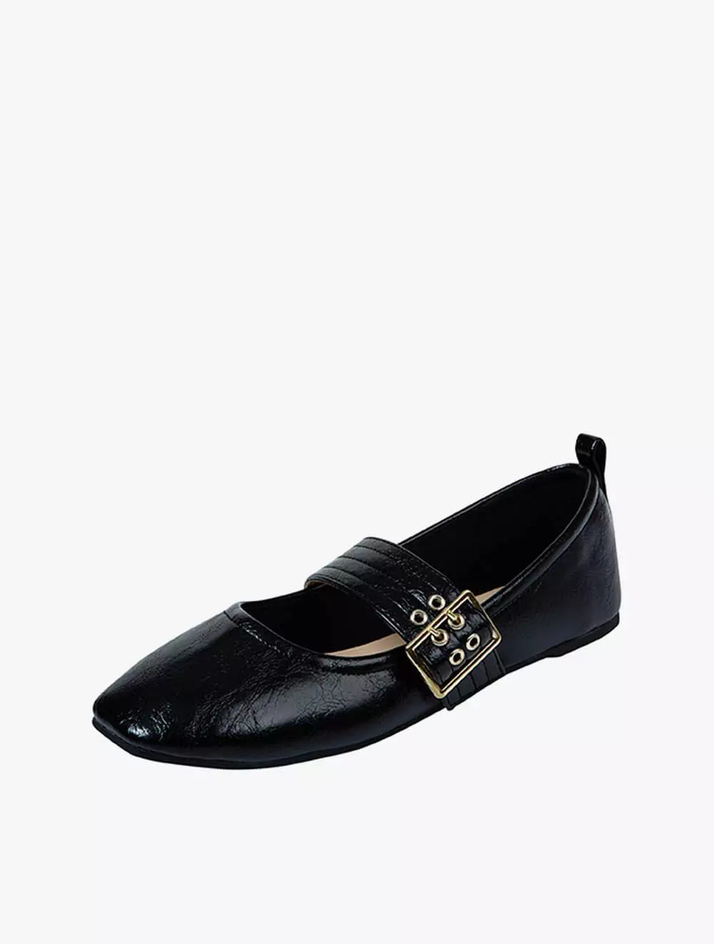 Payless Brash Royalty Womens Glimmer Mary Jane Flats - Black_15