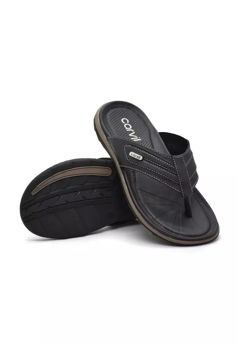 Carvil Sandal Pria Darick-01 M Black