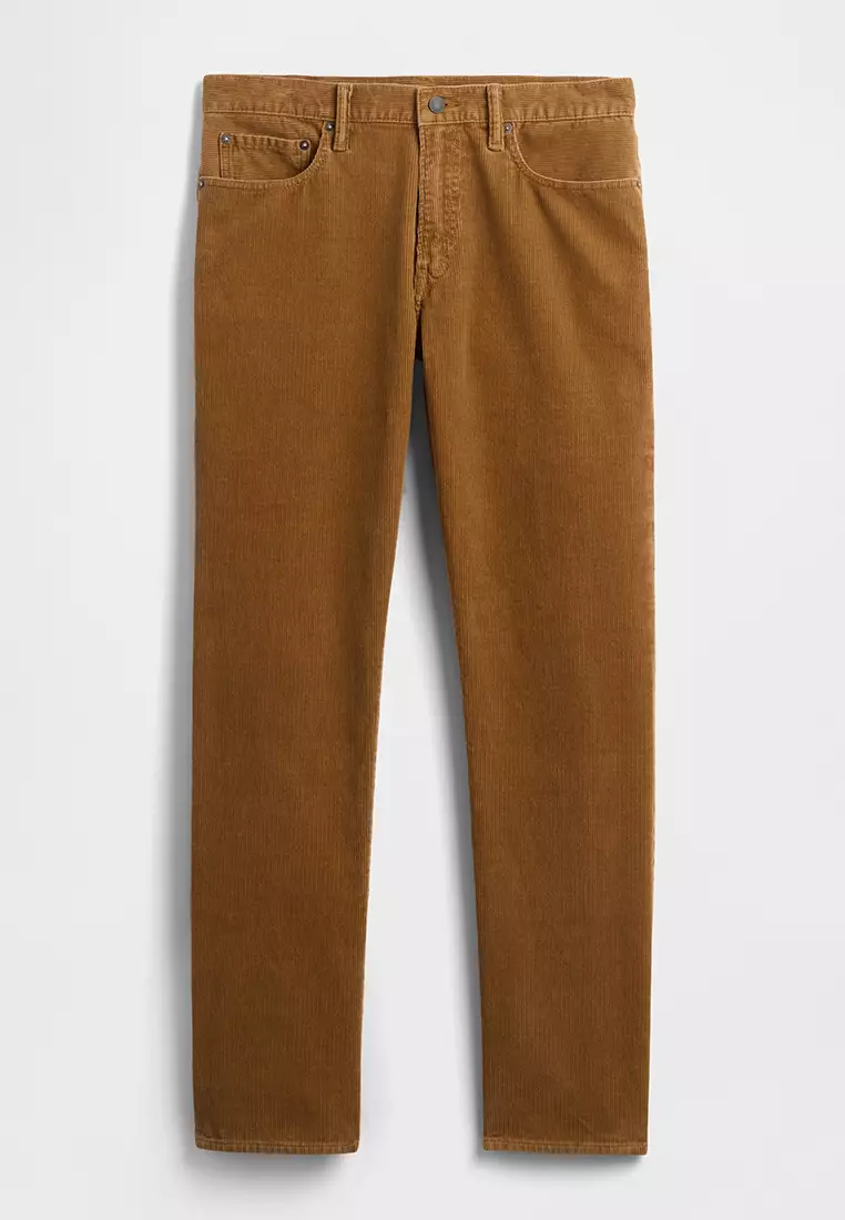 Corduroy Relaxed Straight Pants