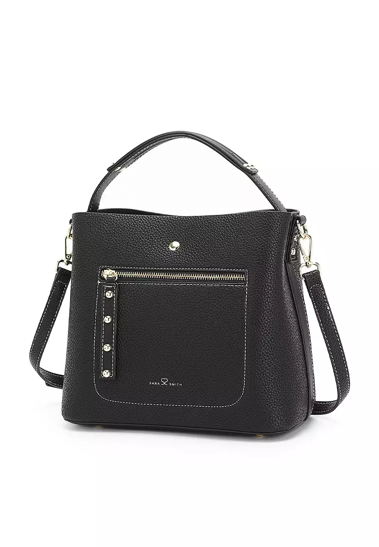 Women's Top Handle Bag / Sling Bag / Crossbody Bag (Tas Selempang / Tas Tangan) - Hitam