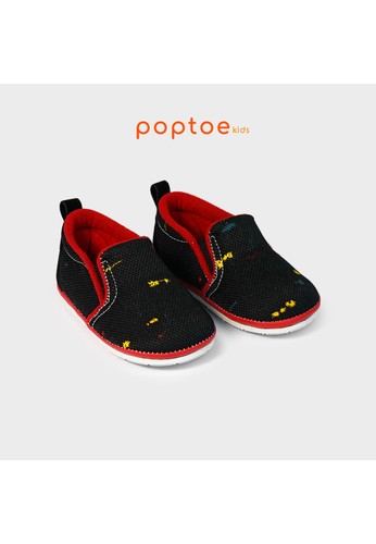 Poptoe Kids black Poptoe Space - Black - Sepatu Anak / Bayi F0F34KS17E37B8GS_1