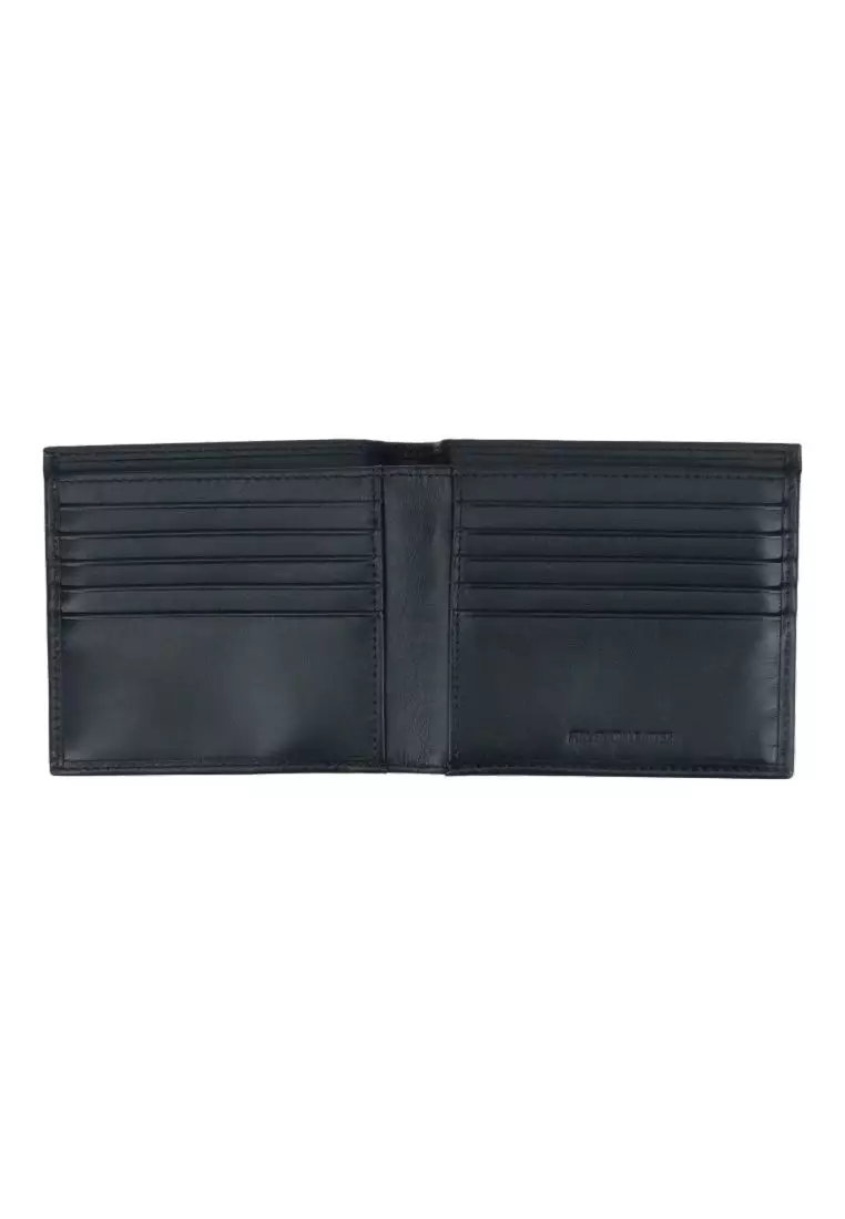 Crossing Sydney Bi-Fold Leather Wallet [18 Card Slots] Rfid - Black