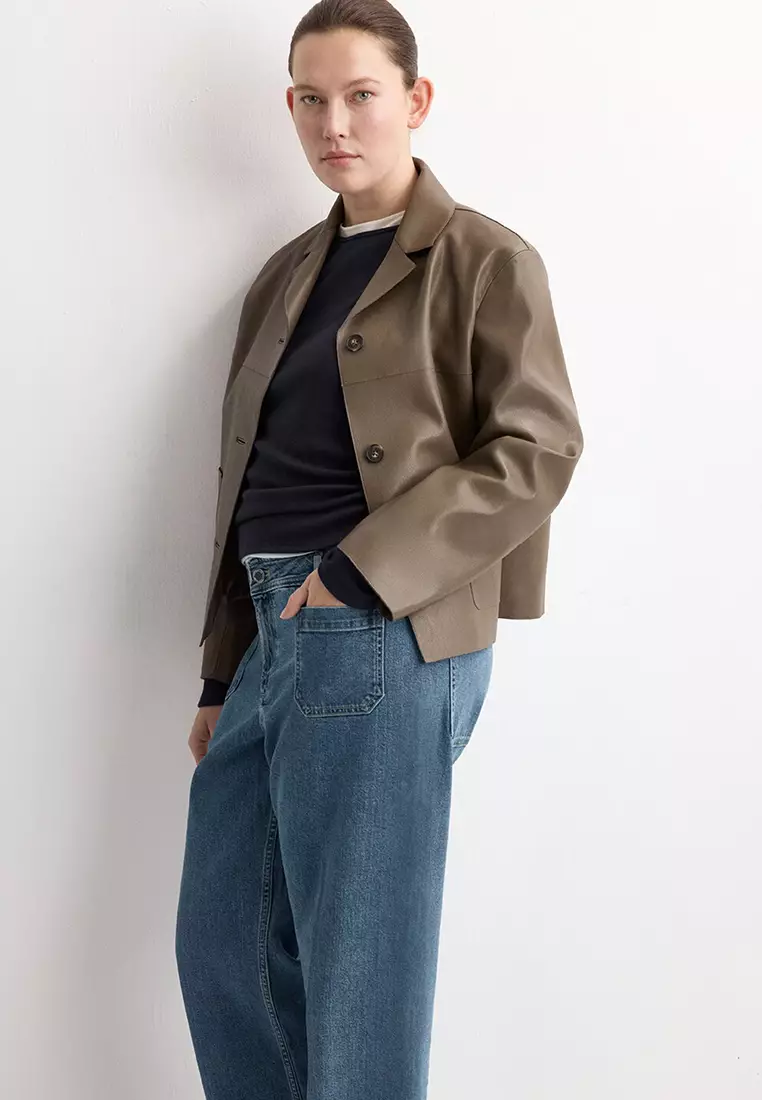 Wide Leg Jeans With Pockets