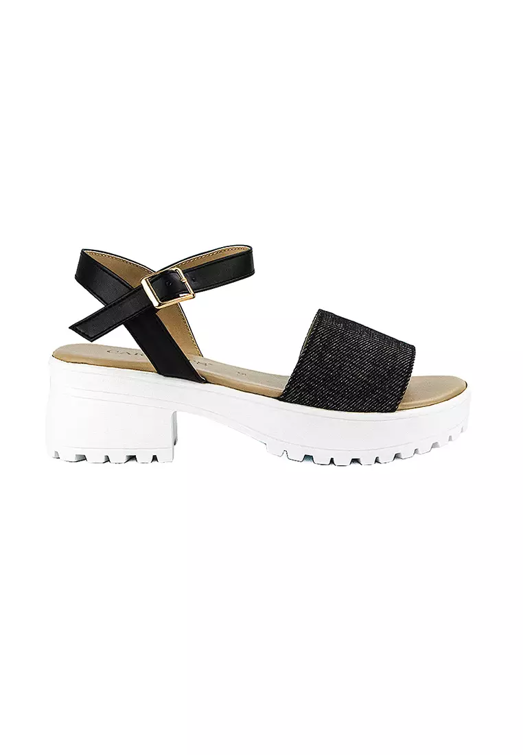 Discount on Cardam's Lifestyle  shoes - SKU: Eclc Rss 00232 Black Women Heeled Sandals