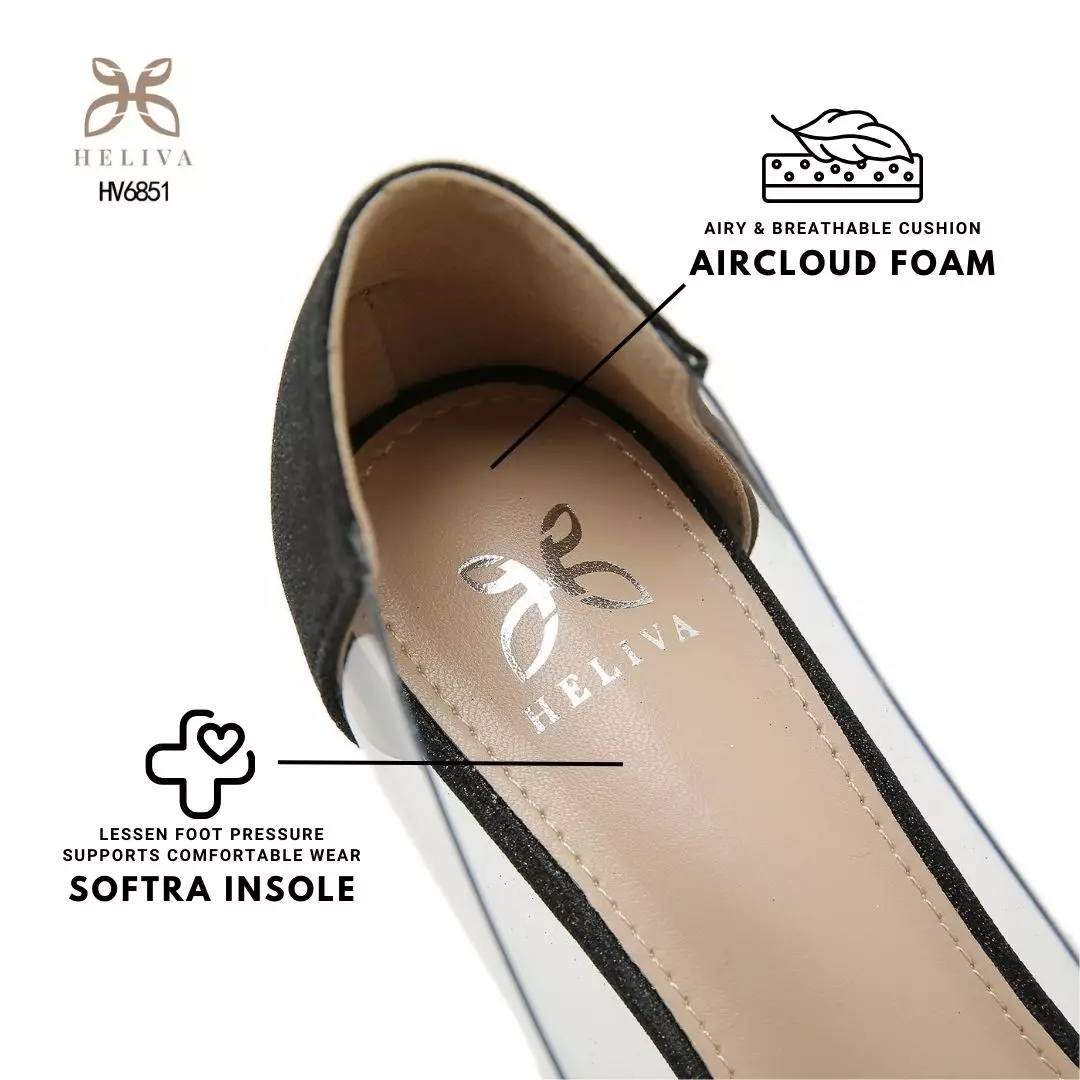 Heliva Amina High Heels Glitter Sol 6cm HV6851