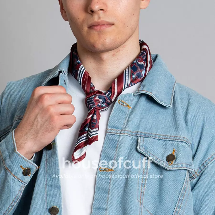 Houseofcuff Scarf Syal Bandana Leher Pria Formal X30