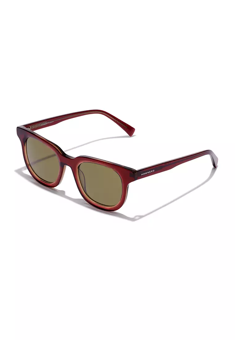 HAWKERS Brown Vintage Juniper Oasis Sunglasses For Men And Women, Unisex. Official Product Designed In Spain