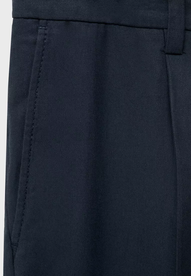 Tapered Crop Trousers