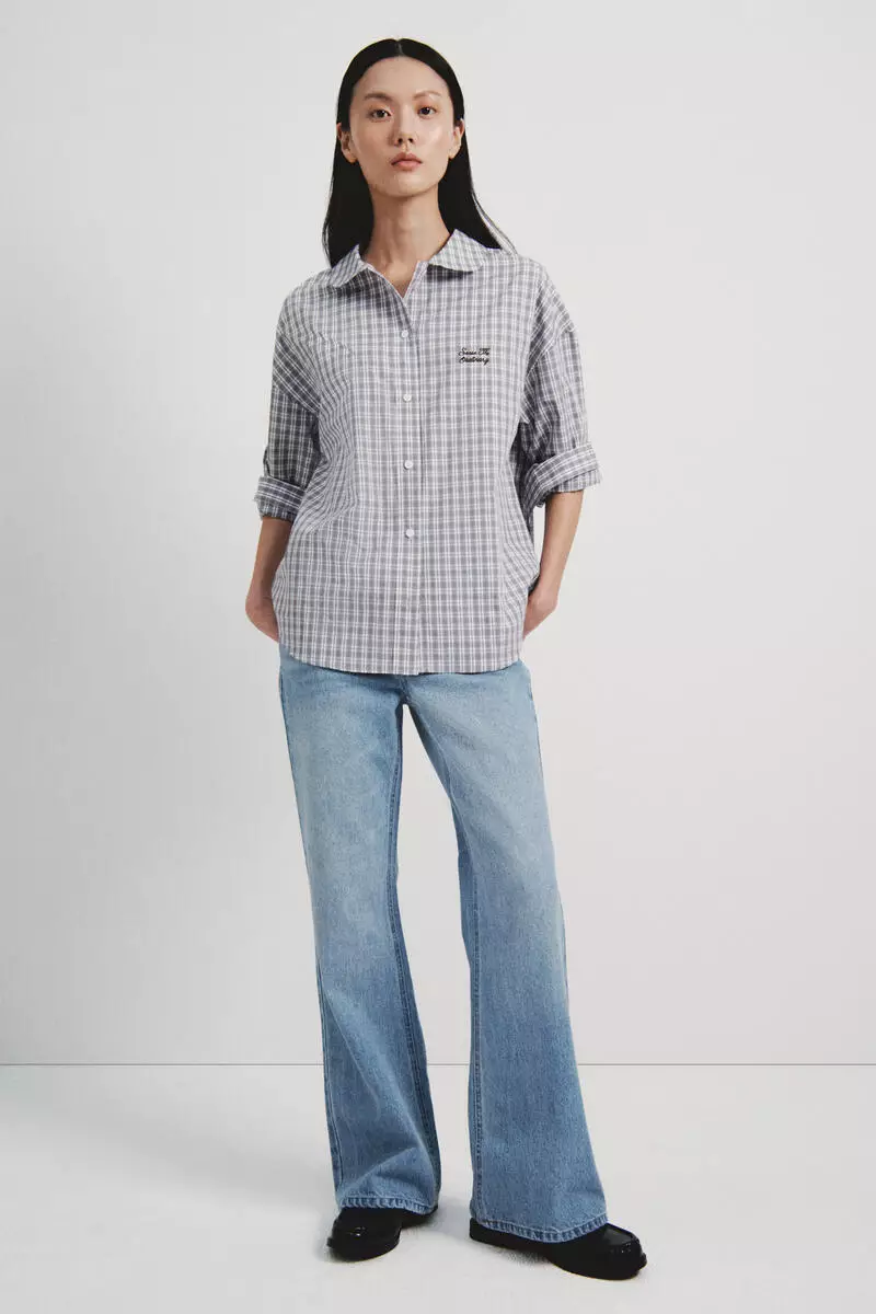 Cotton poplin shirt