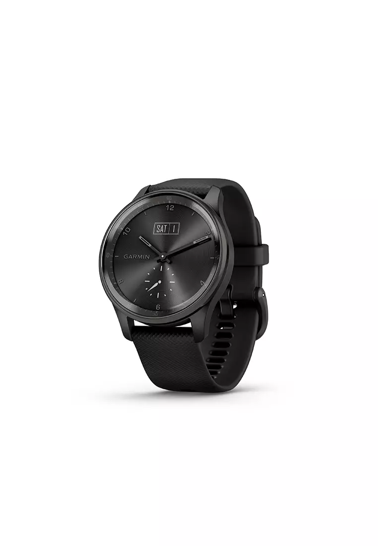 Buy Garmin Garmin v vomove Trend Black Silicone 2024 Online