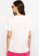 LC WAIKIKI white and beige Crew Neck Printed Short Sleeve Cotton Women's T-Shirt BB0CDAA999E1A7GS_5
