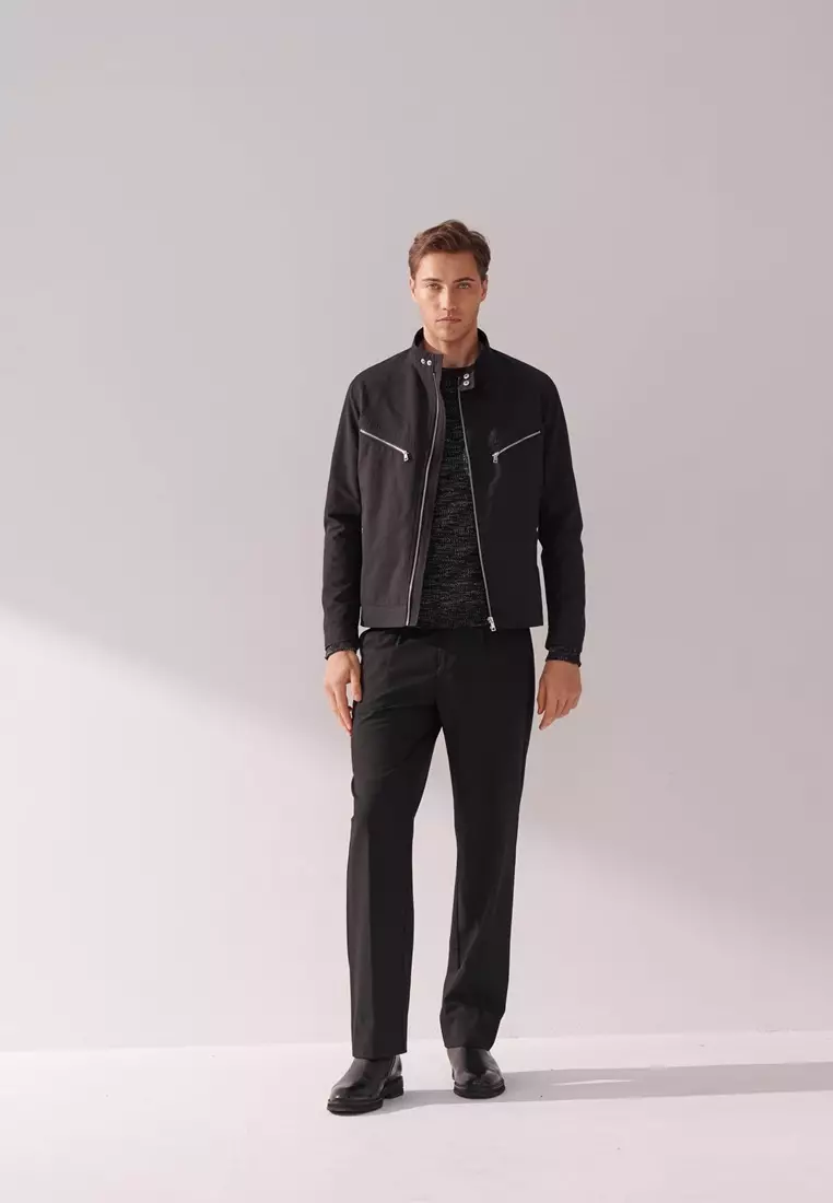 Black Harrington Jacket