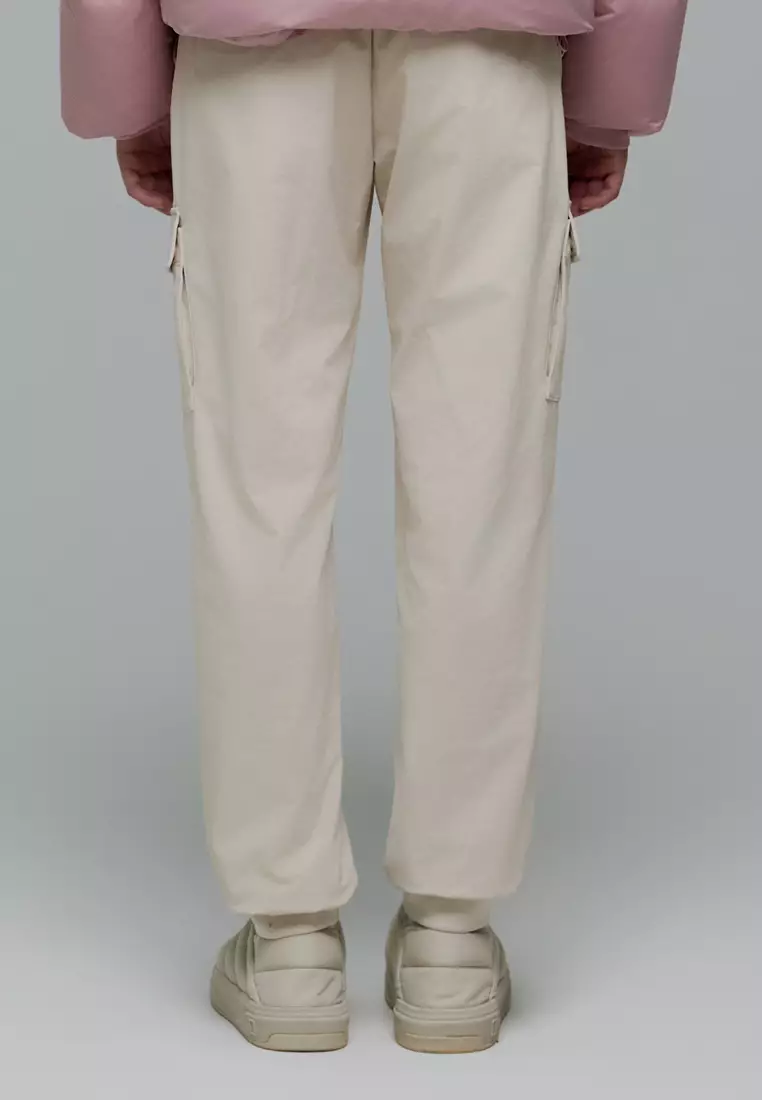 女裝ARCHELON梭織彈性運動束腳長褲