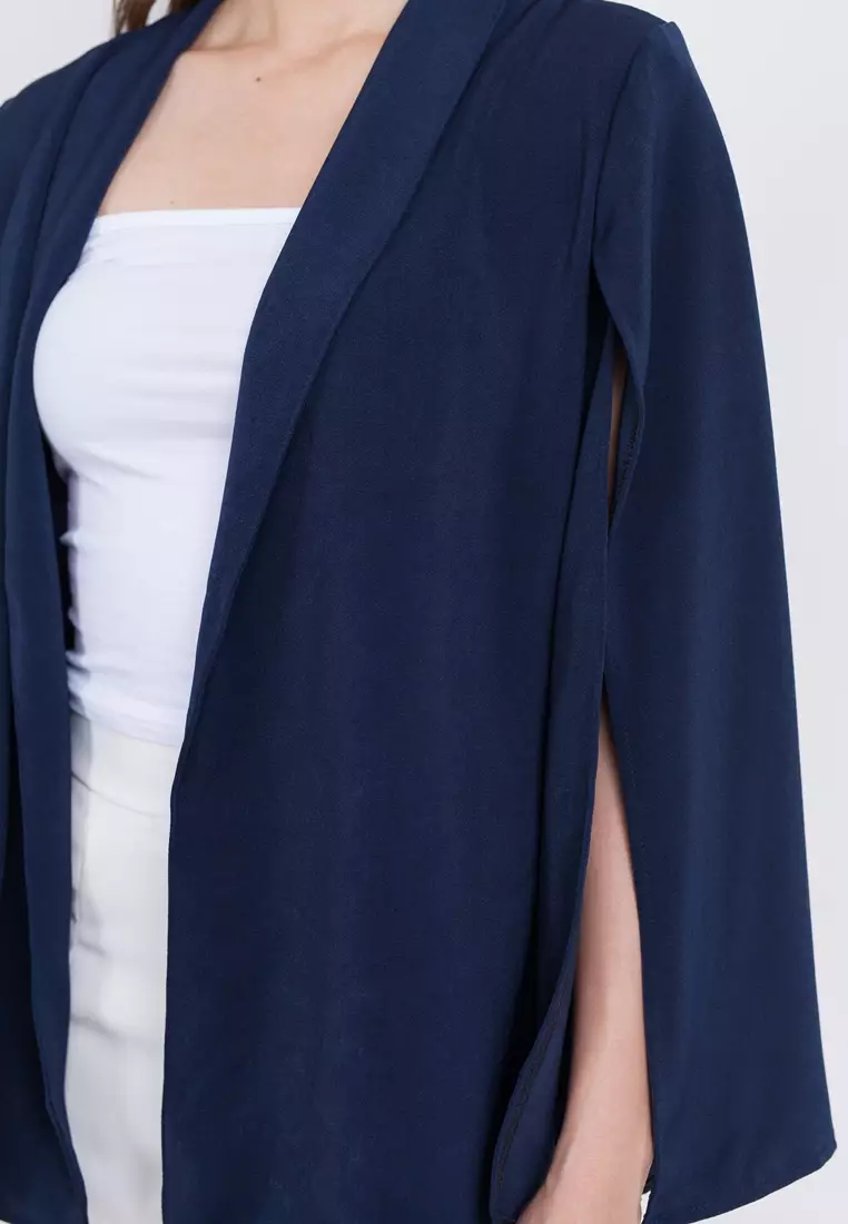 Buy Hook Clothing Cape Slit Sleeve Jacket Online ZALORA Malaysia