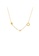 Glamorousky silver Fashion SimplePlated  Gold 316L Stainless Steel Star Circle Necklace 84953AC1703DB3GS_1