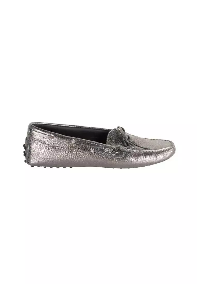 Tod's on sale silver loafers