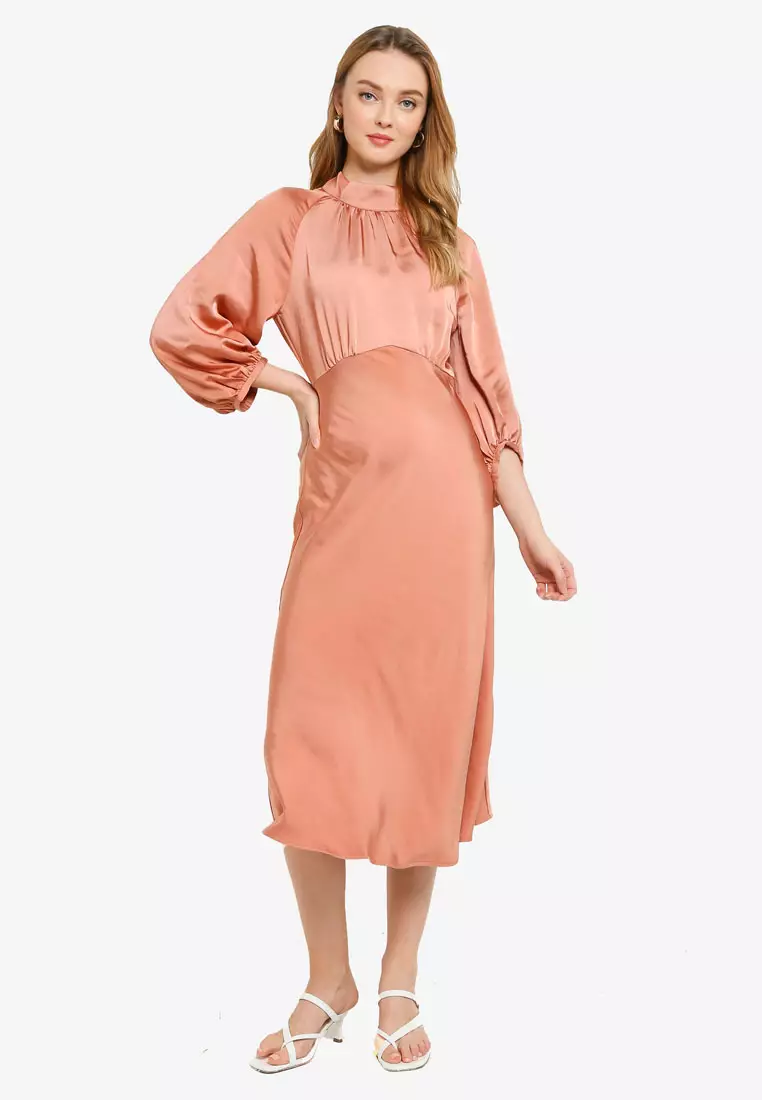 Buy satin dresses online sale