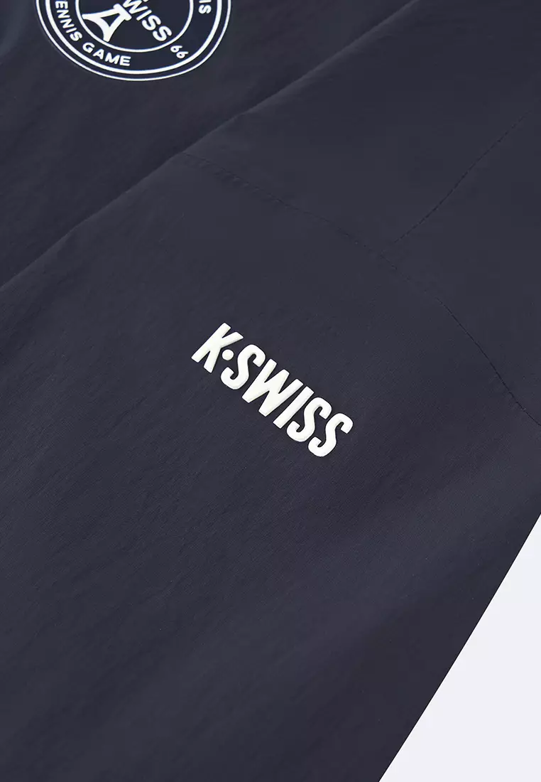 女裝 K-SWISS LOGO 拼色連帽外套