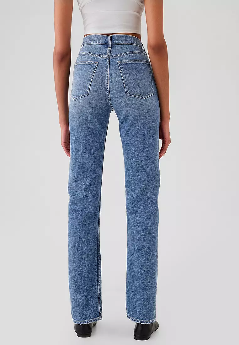 90s Straight High Rise Jeans