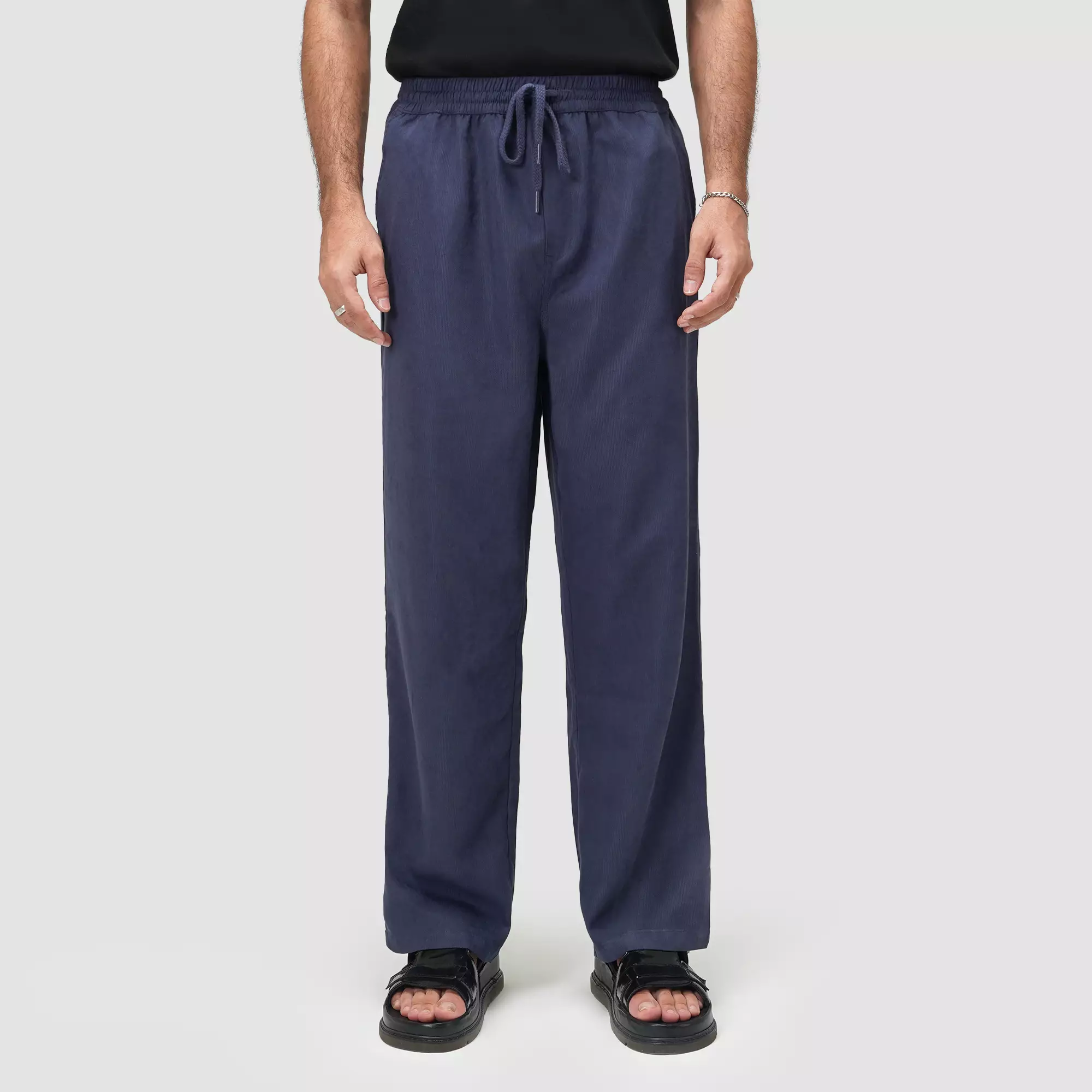 CELCIUS Straight Trouser Corduray Pique L03000713C Navy