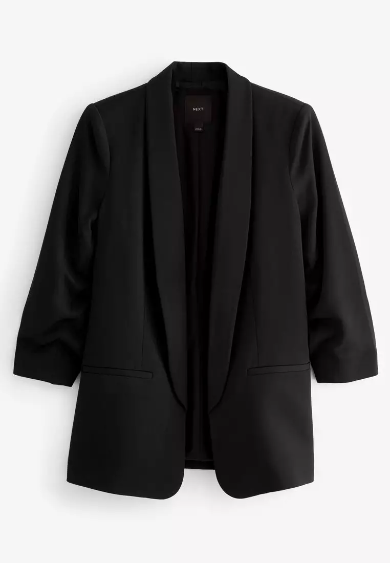 Buy NEXT Relaxed Ruched Sleeve Blazer Online ZALORA Malaysia