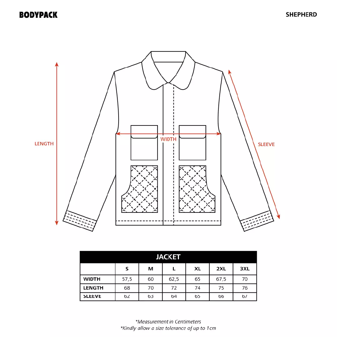 Shephered Parka Jacket Jaket Pria Wanita Outdoor Praktis - Hijau