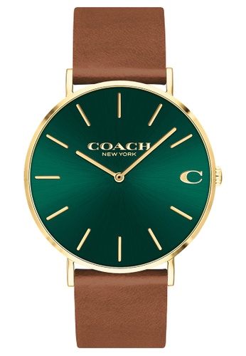 Buy Coach Coach Charles Green Men S Watch 14602435 Online Zalora Malaysia