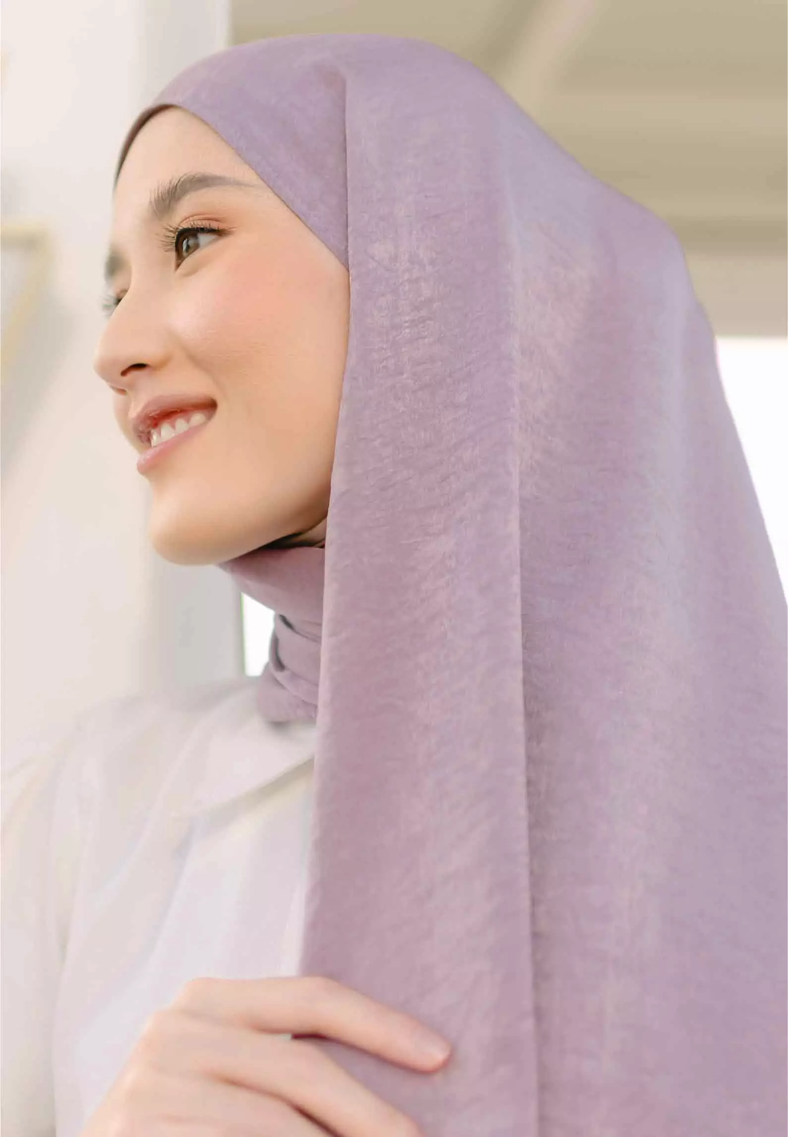 Kian Shawl Dusty Purple