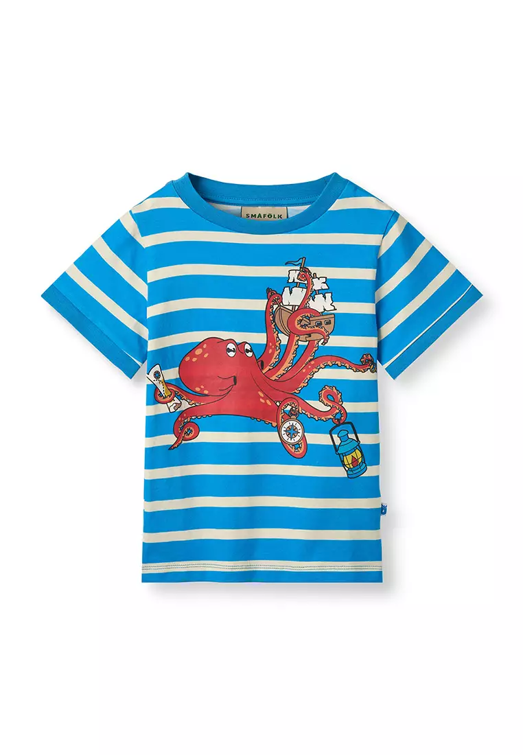 T-shirt with octopus