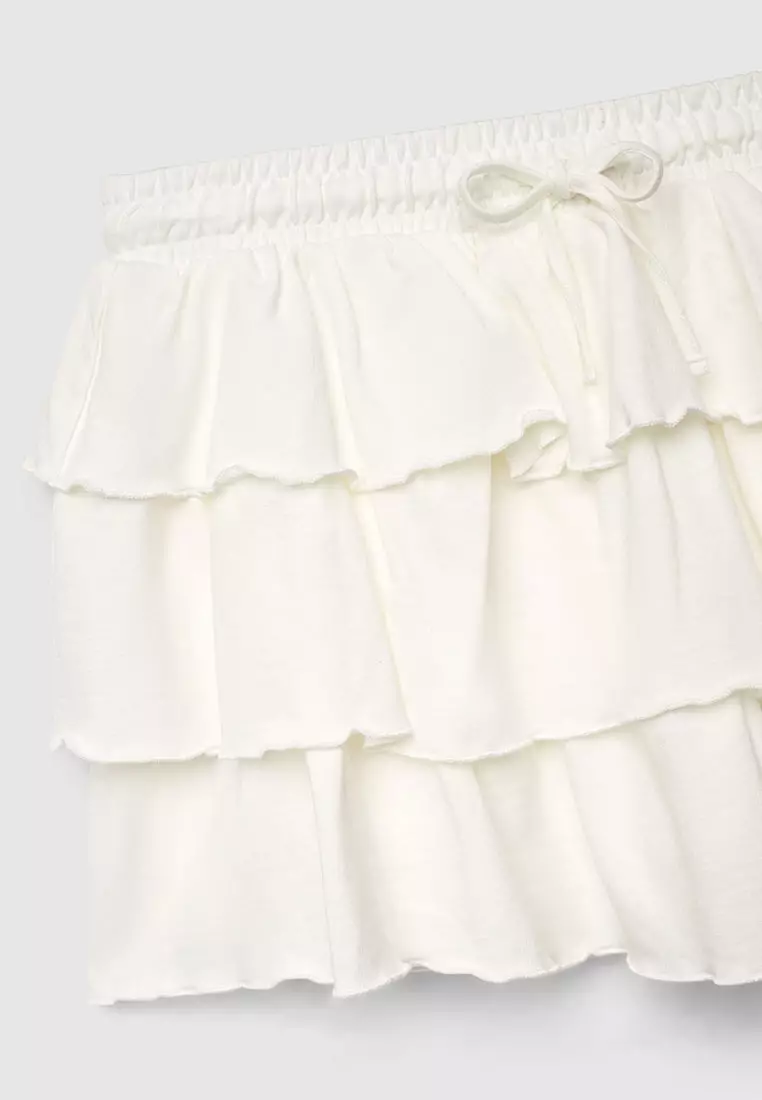 Women's Three-Tier Mini Skirt