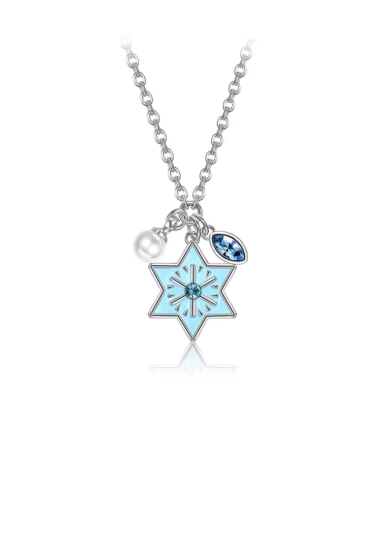 Christmas star top necklace