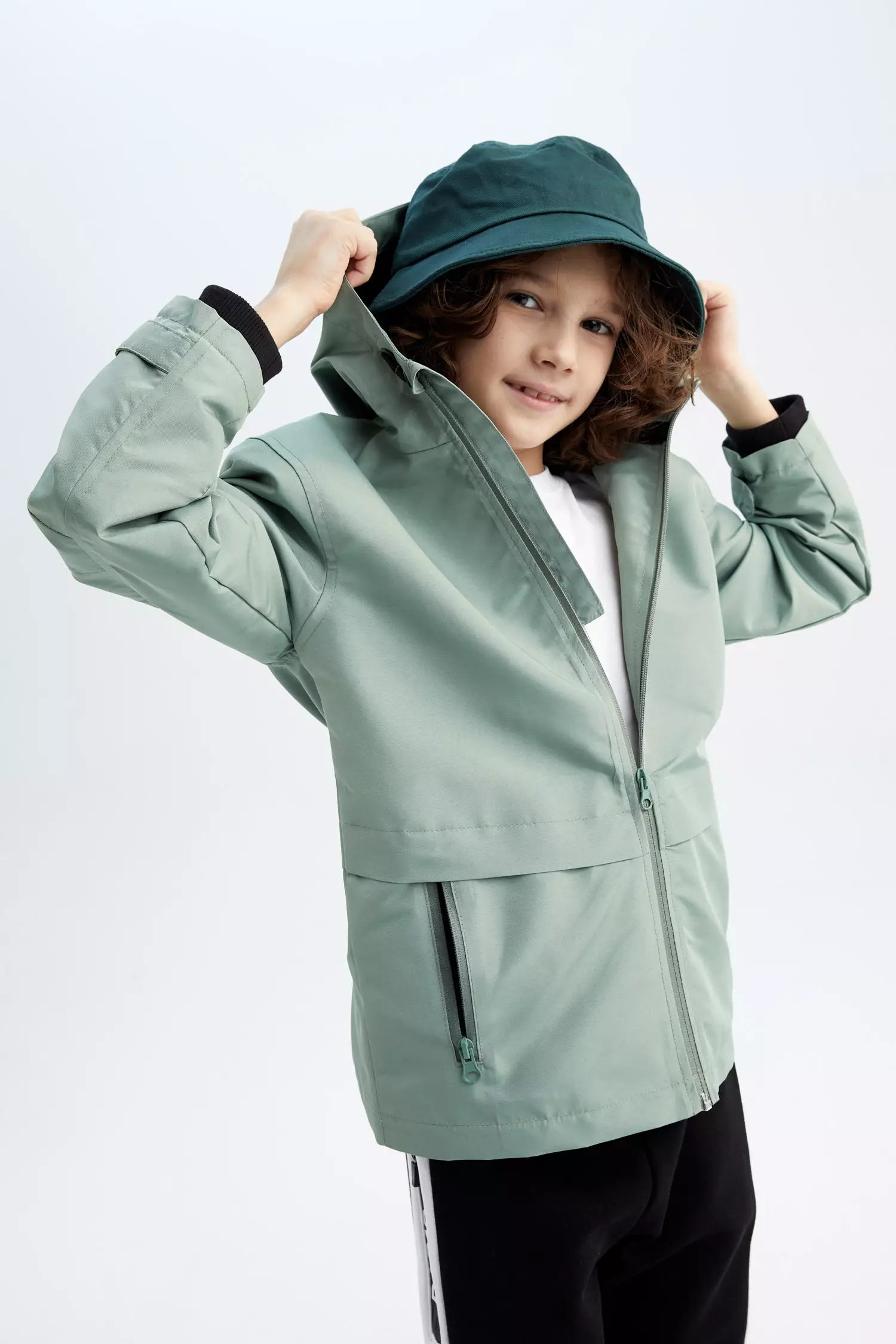 Hooded Raincoat