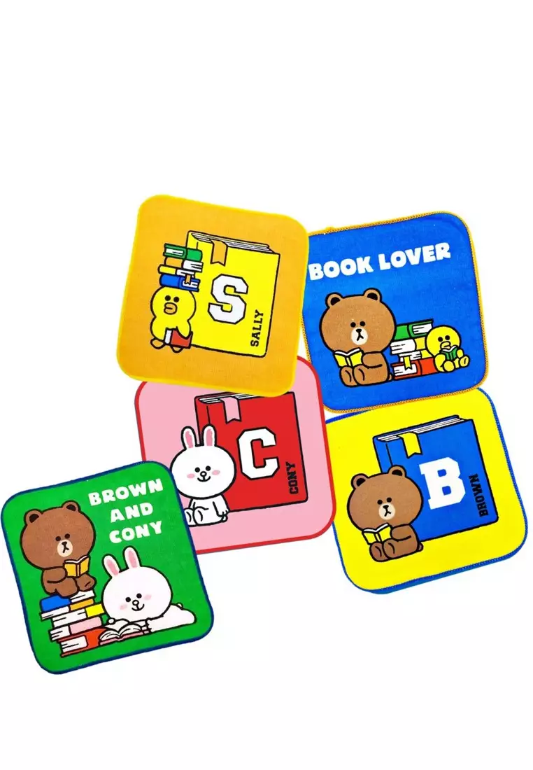 LINE FRIENDS LINE FRIENDS 5P child cotton multipurpose hand towel 2024